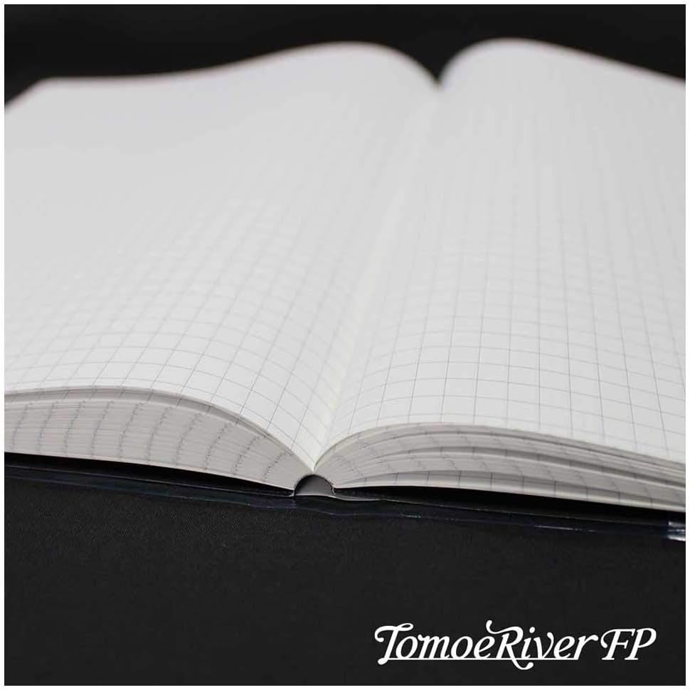 Premium Tomoe River Paper Notebook A5 Size - 5mm Graph Grid for Journaling, Note Taking & Sketching | Perfect for Bullet Journals, Planners & Art Projects