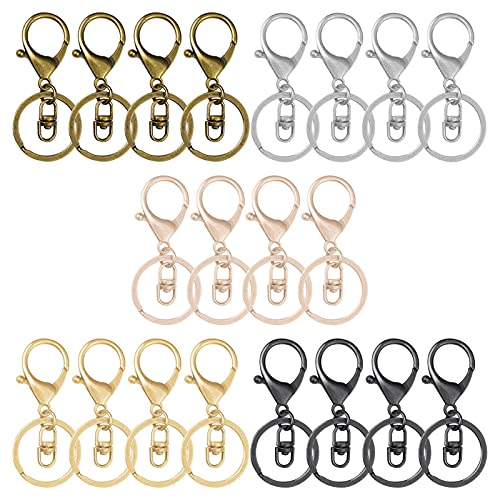 50Pcs-gold,rose gold,white K,gun black,ancient cyan