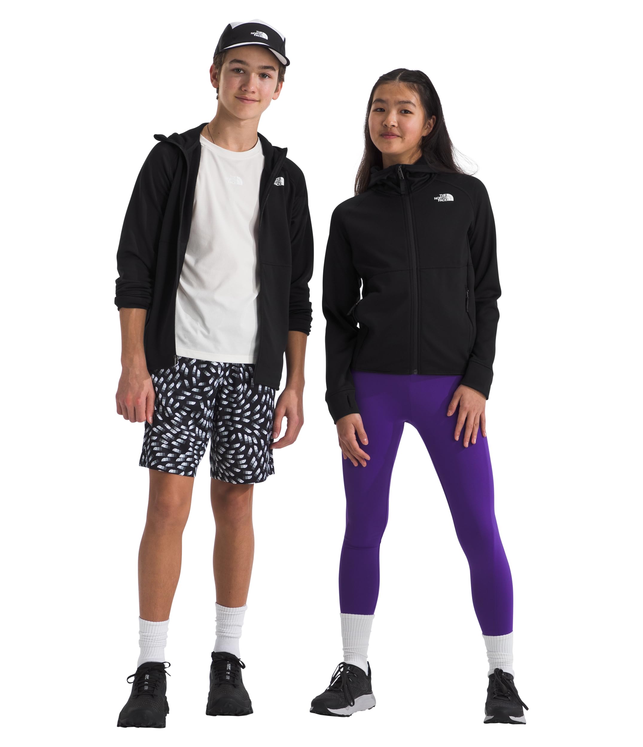 THE NORTH FACE Teen Canyonlands Full Zip Hoodie for Boys & Girls - Lightweight Fleece Jacket for Hiking, Camping & Outdoor Activities