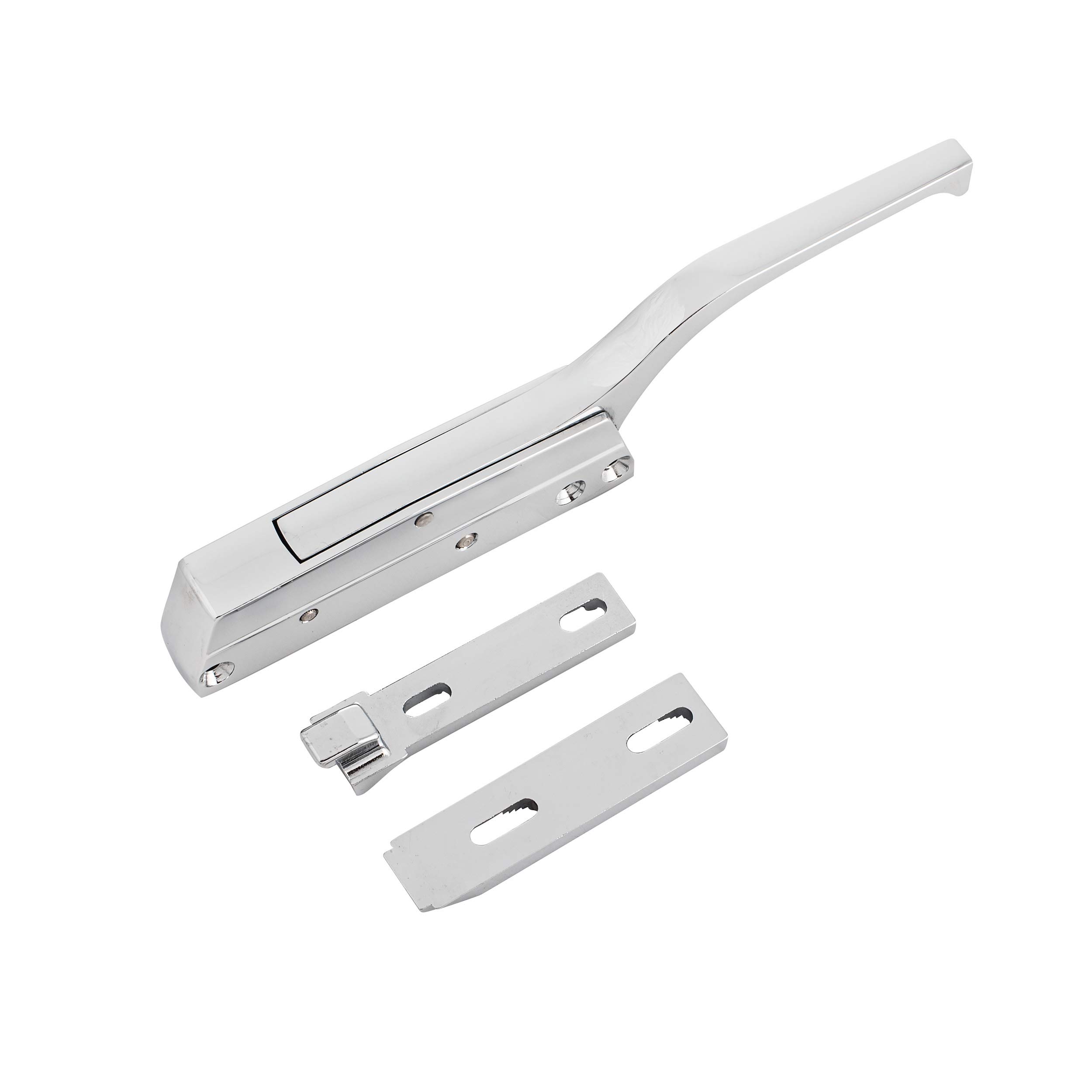 Kason 0172 Magnetic-Mechanical Latch - Offset Handle No Lock Cabinet Door Hardware (10172B00006) | Ideal for Kitchen Cabinets, Office Furniture & Storage Units