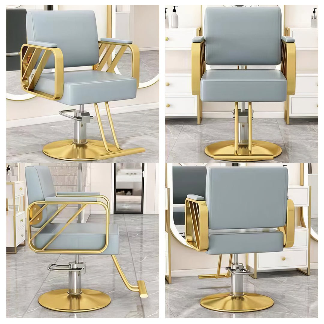 Modern All-Purpose Hydraulic Styling Chair - Adjustable Salon & Office Chair with Swivel Base - Perfect for Hair Salons, Home Offices, and Makeup Studios