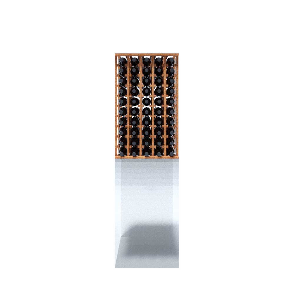 5-Column 100-Bottle Double Deep Upper Wine Rack - Sturdy Metal Storage for Wine Cellars, Bars & Restaurants