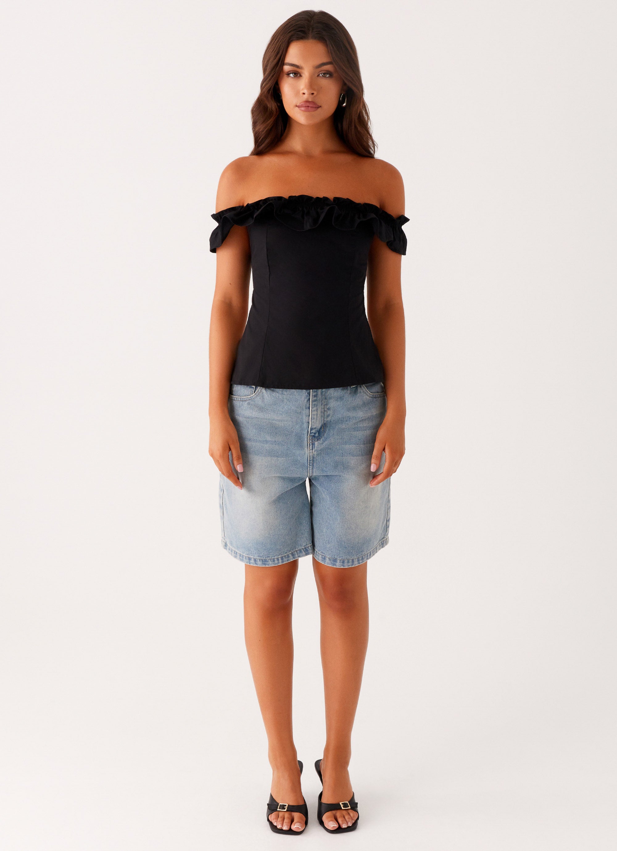 Gwyneth Top - Women's Black Blouse for Work, Casual & Evening Out | Elegant & Comfortable