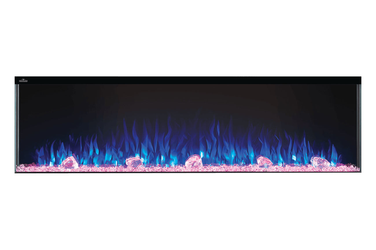 Napoleon Trivista Primis 60-Inch Built-In Electric Fireplace - 3-Sided or 2-Sided Viewing Options for Living Room, Bedroom & Office