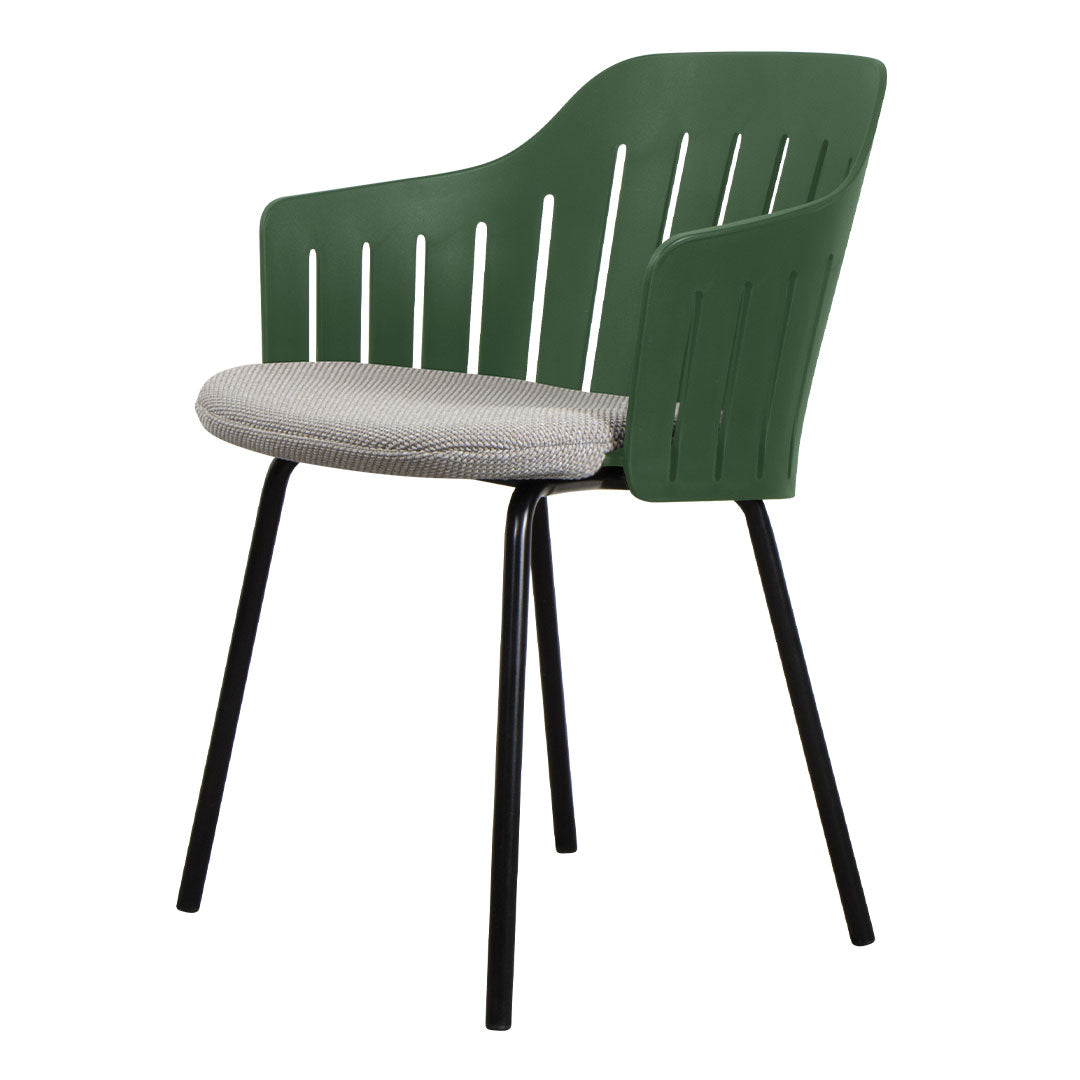 Premium Outdoor Lounge Chair with 4 Sturdy Legs & Removable Seat Cushion - Perfect for Patio, Garden, Poolside & Backyard Relaxation