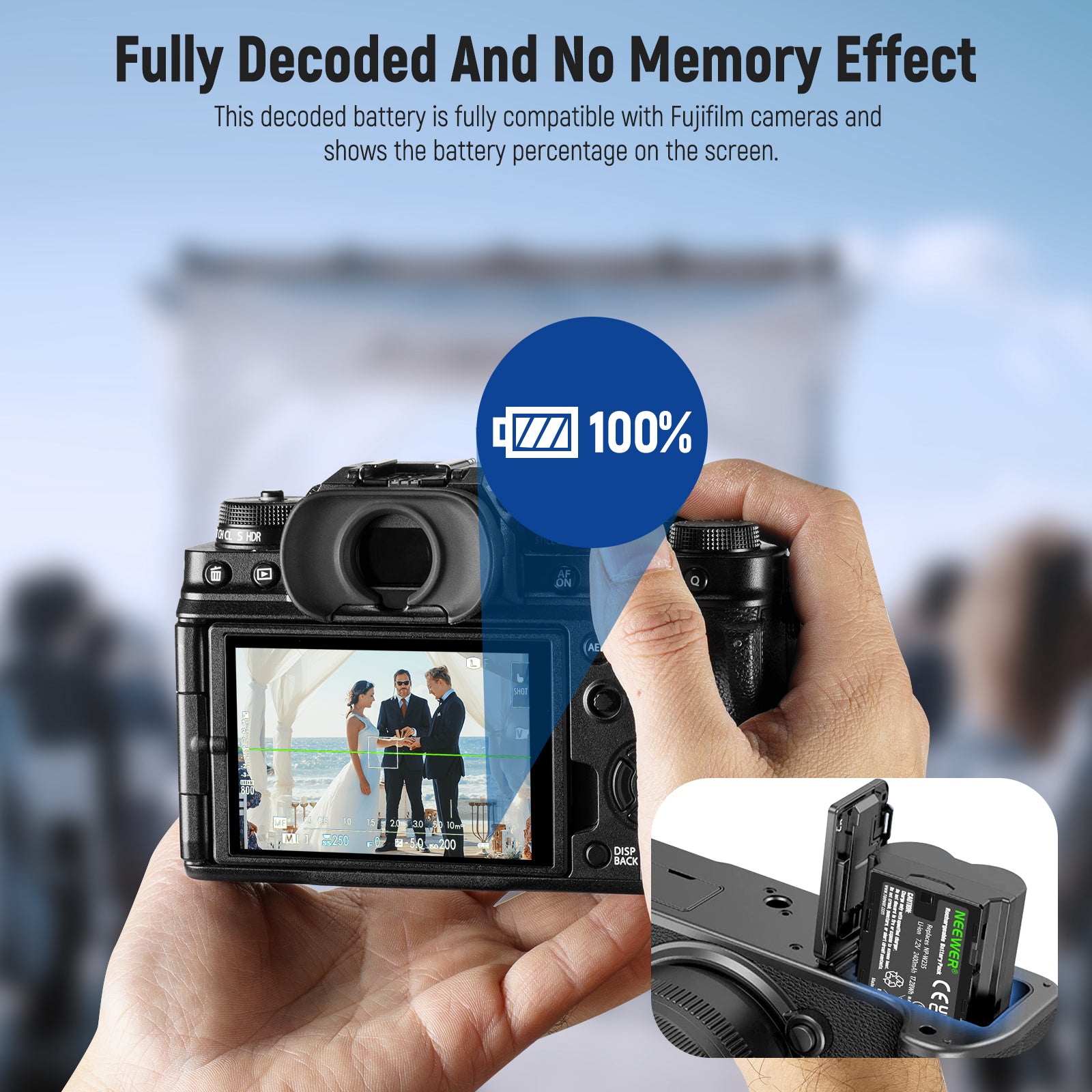 NEEWER NP W235 Camera Battery Charger Set with 2 Batteries - Compatible with Sony NP-FW50, Fast Charging, LED Indicator - Perfect for DSLR, Mirrorless Cameras & Video Shooting