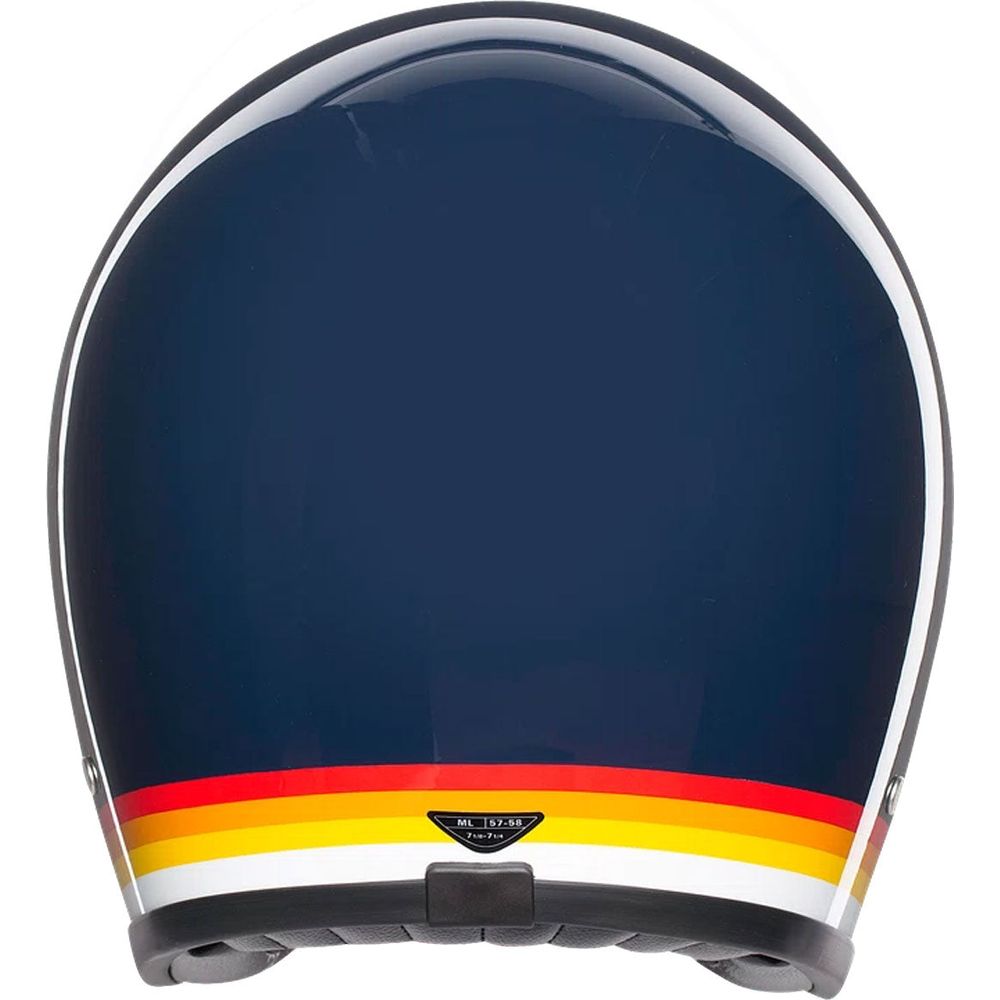 AGV X70 Motorcycle Helmet - Riviera Blue & Rainbow Iridescent Finish - DOT & ECE Certified for Safety - Perfect for Street Biking, Racing & Urban Commuting