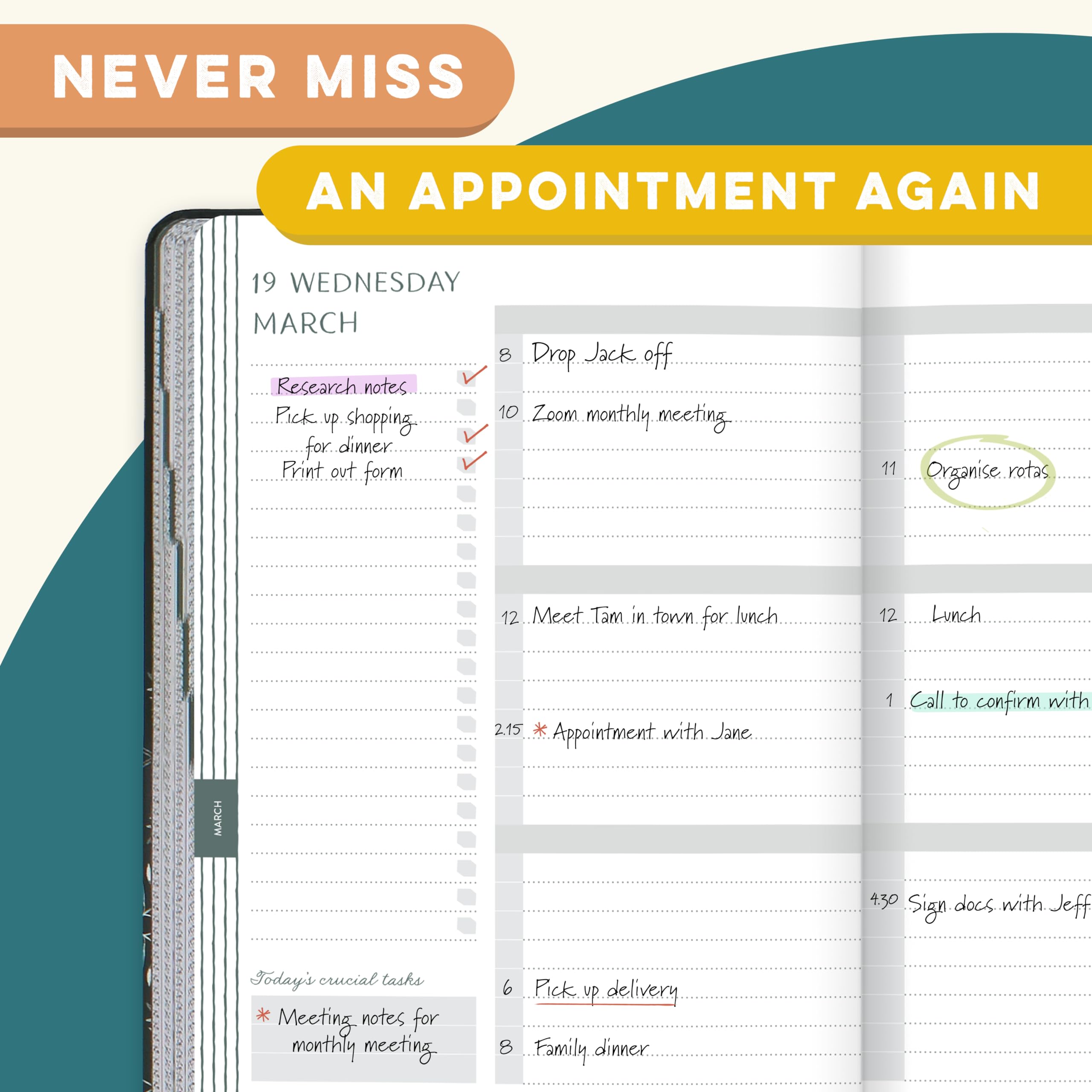 Boxclever 2024-2025 Academic Planner - A5 Page-A-Day Diary with To-Do Lists (August 2024-August 2025) | Perfect for Students, Teachers & Busy Professionals | School, Office & Daily Planning Organizer