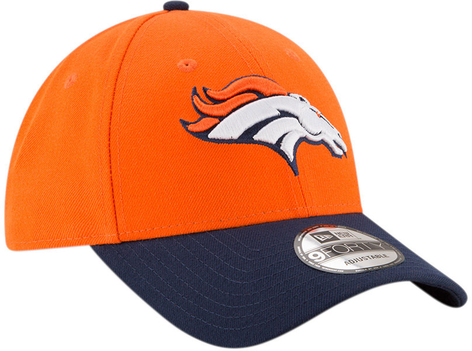 Denver Broncos New Era 940 The League NFL Adjustable Hat - Official NFL Team Logo Cap for Men & Women - Perfect for Football Games, Tailgating & Casual Wear