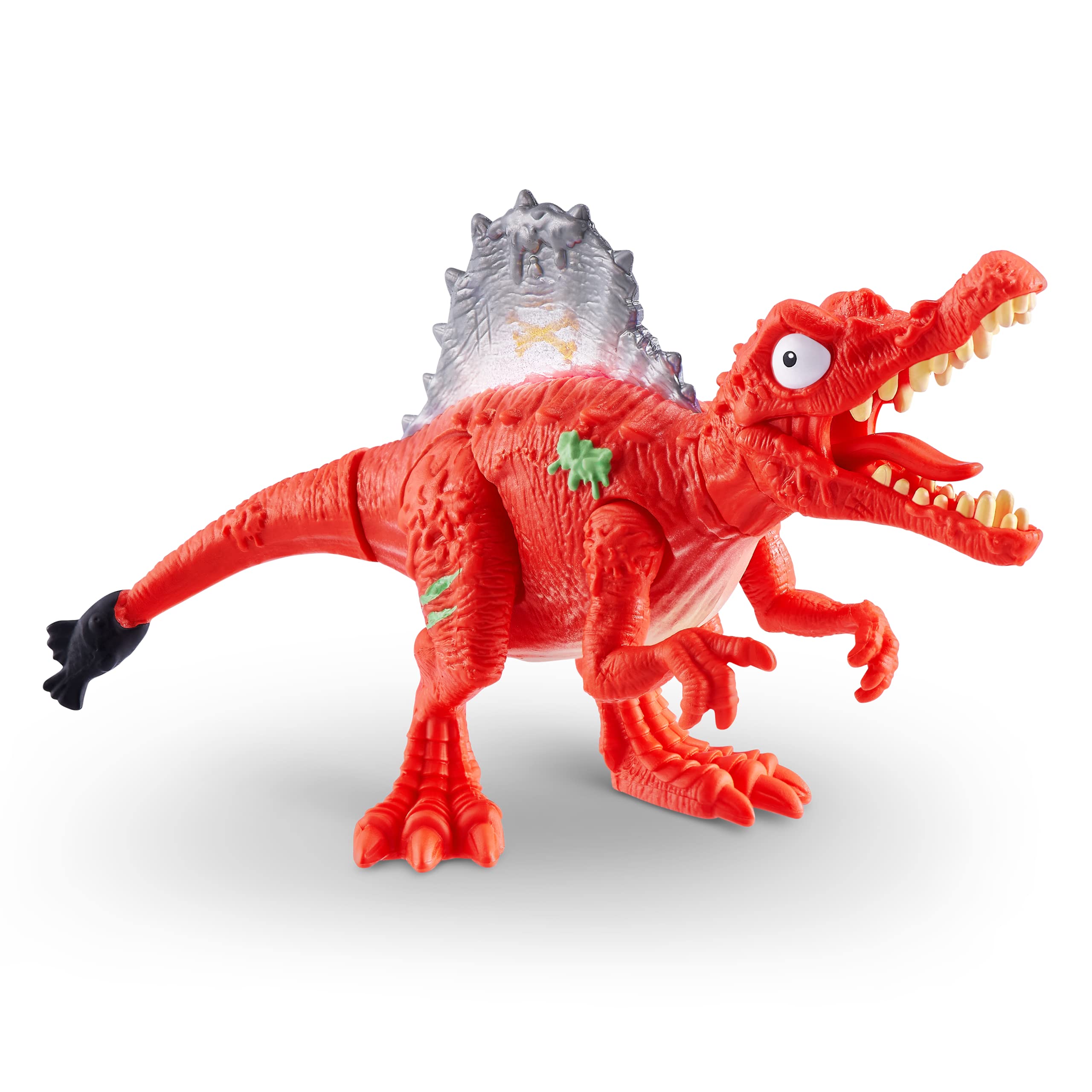 ZURU Smashers Dino Island Mini Egg Spinosaurus - Prehistoric Dinosaur Discovery Toy with 10 Surprises (Slime, Sand & More) for Kids Age 5+ | STEM Learning, Birthday Gift & Pretend Play Adventure