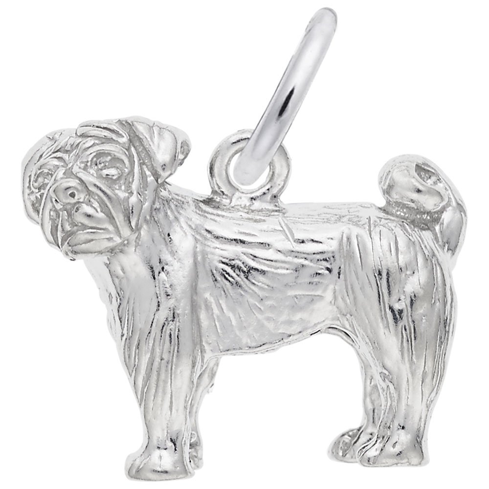 Pug Charm for Bracelets & Necklaces - Cute Dog Pendant Jewelry for Pet Lovers - Perfect for Gifts, DIY Crafts & Everyday Wear