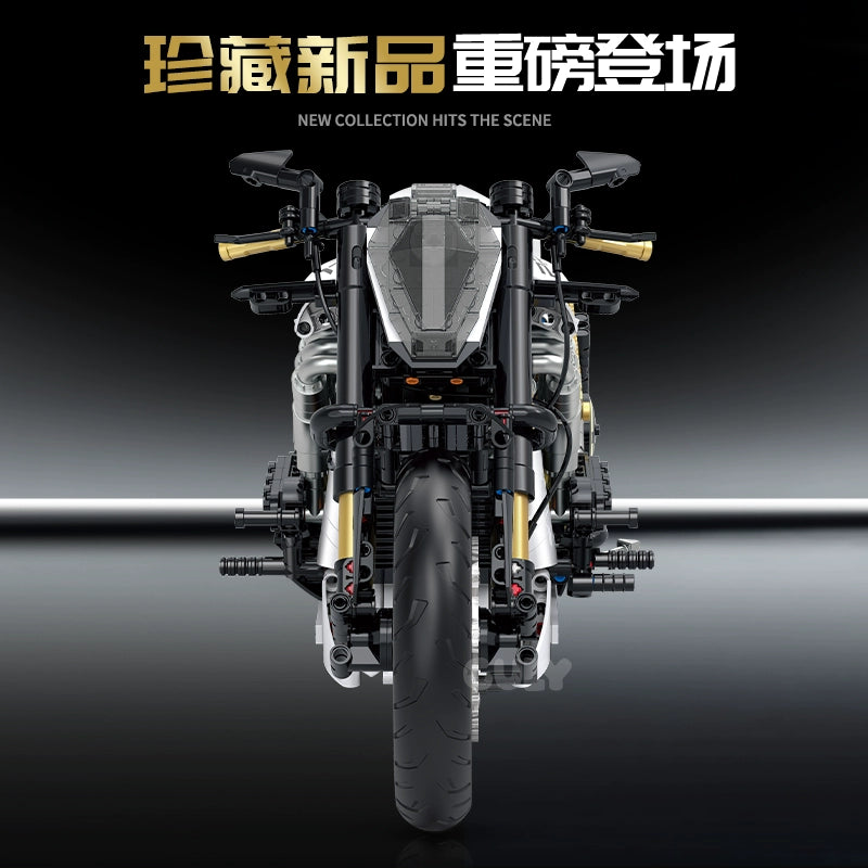 2000 pcs GULY 60522 Raceforge Top Speed 1:5 Scale Motorcycle Toy - High Performance RC Bike for Racing, Stunt Shows & Off-Road Adventures