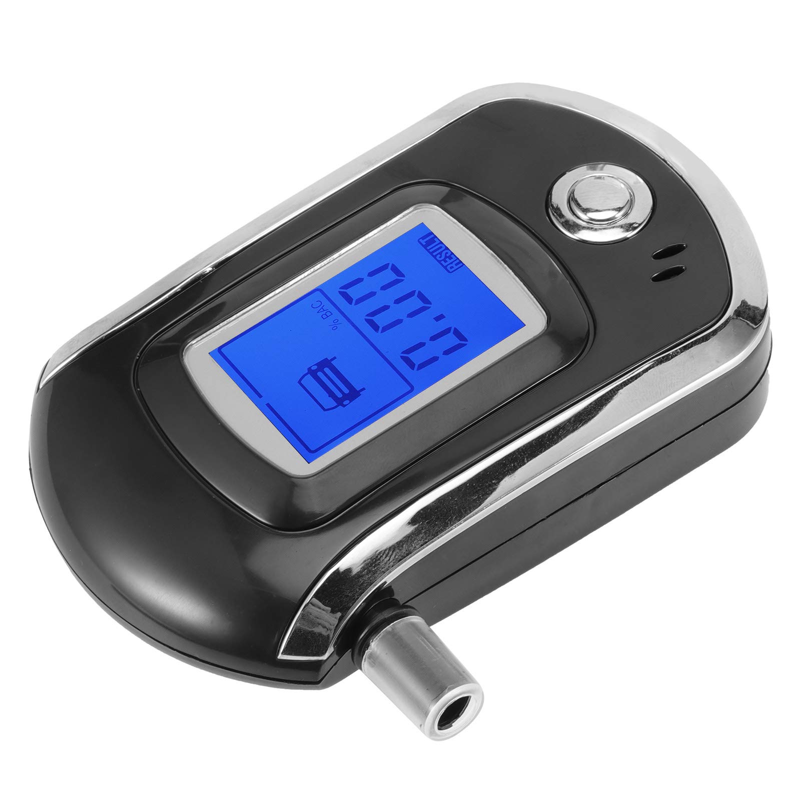AT6000 LCD Digital Breathalyzer - Professional Alcohol Tester with Advanced Sensor Technology | Portable BAC Tester for Personal, Workplace & Law Enforcement Use