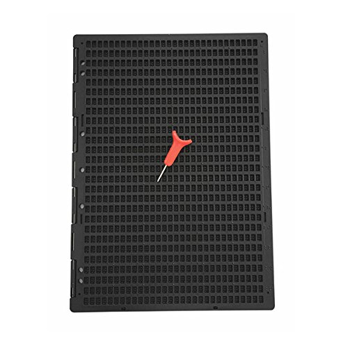 27 Lines 30 Cells Full Page Braille Writing Slate with Stylus - Portable Braille Learning Tool for Visually Impaired Students & Teachers - Perfect for Classroom, Home Study and Professional Use