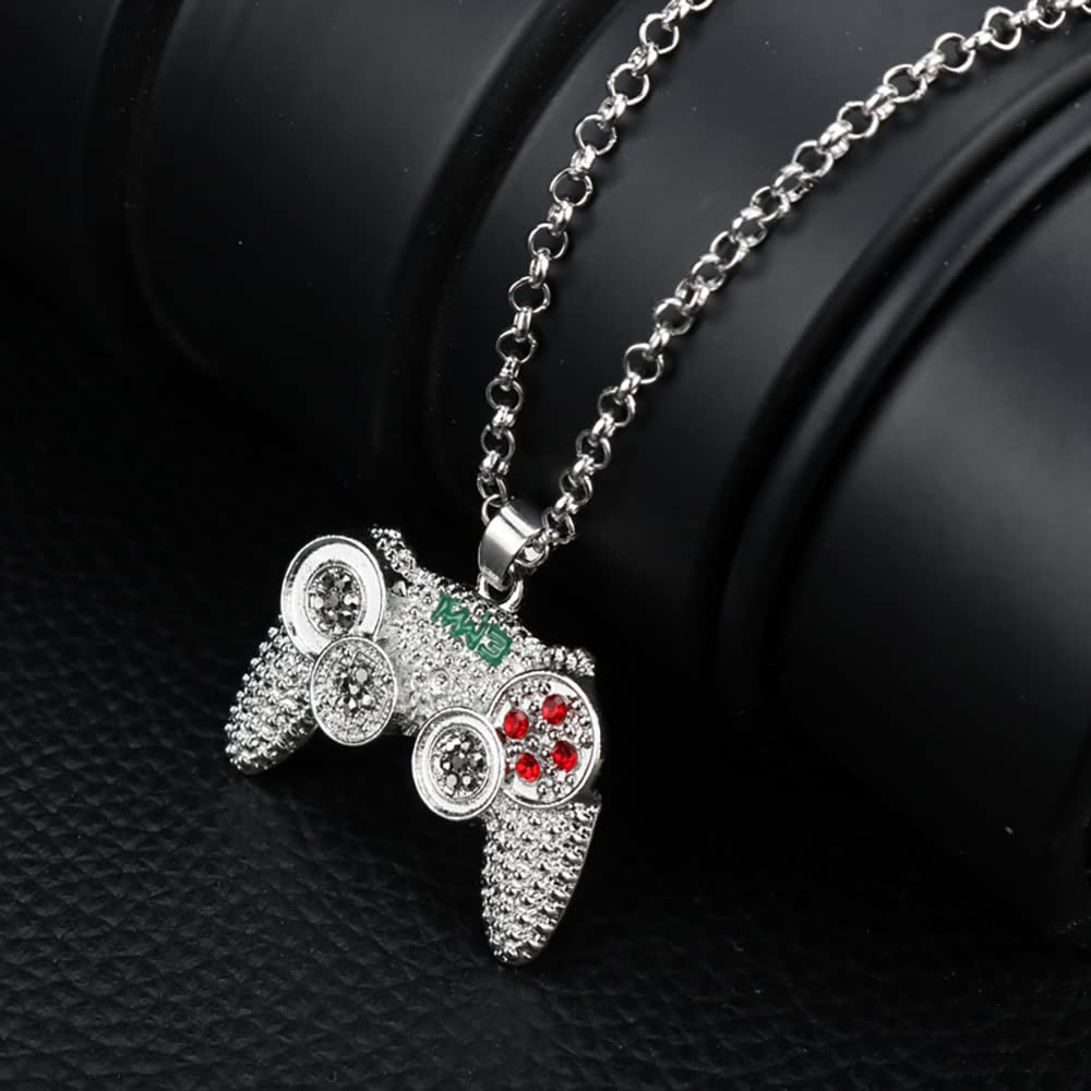 Game Controller Necklaces for Couples & Best Friends - Matching Friendship Jewelry for Gamers, Gift for Anniversary, Valentine's Day, or Everyday Wear