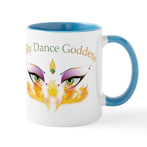 White/Blue Inside - Belly Dance Shimmy Chic Mug
