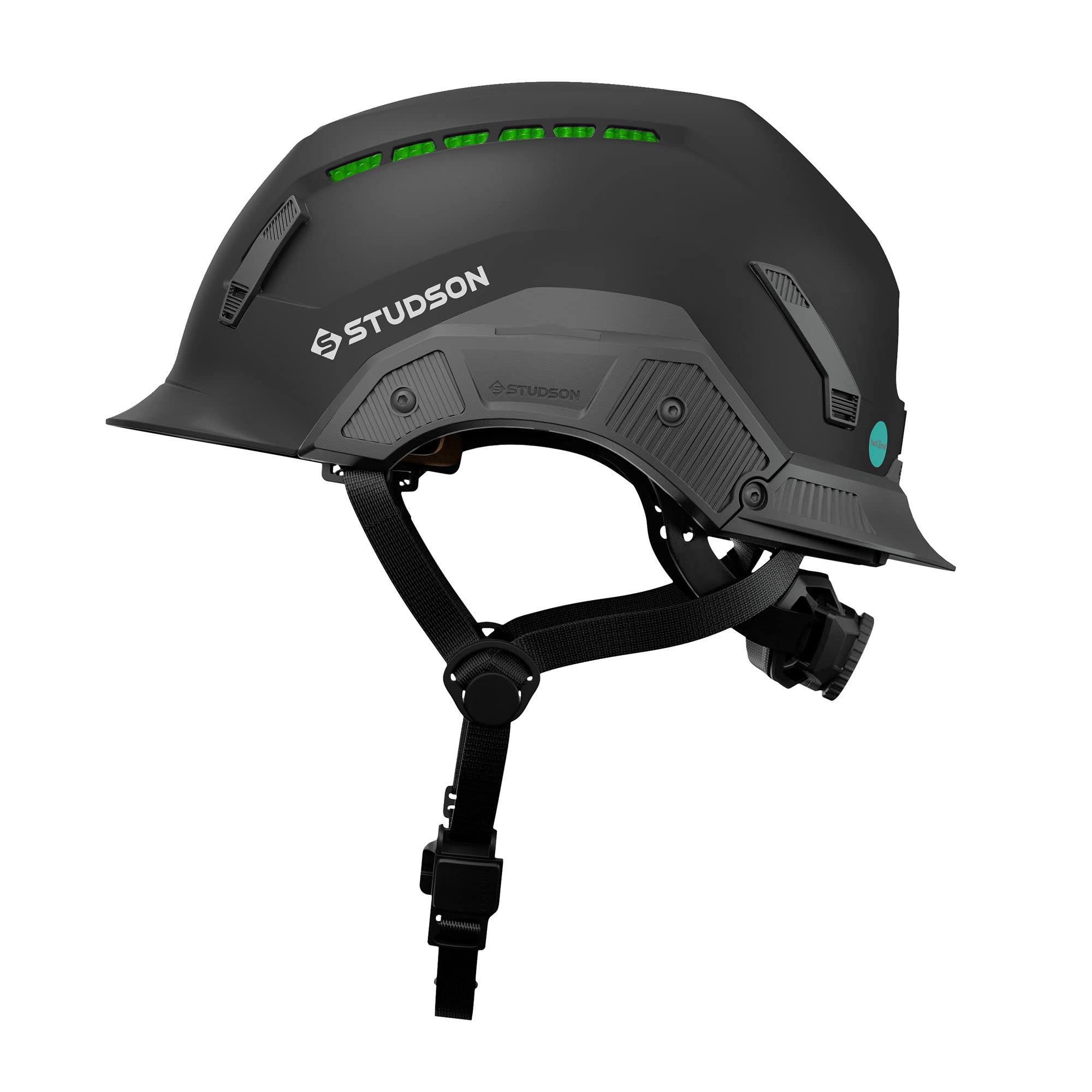 STUDSON SHK-1 Vented Safety Helmet - ANSI Approved Hard Hat for Construction & Industrial Work - Lightweight & Breathable Head Protection for Hot Weather Job Sites