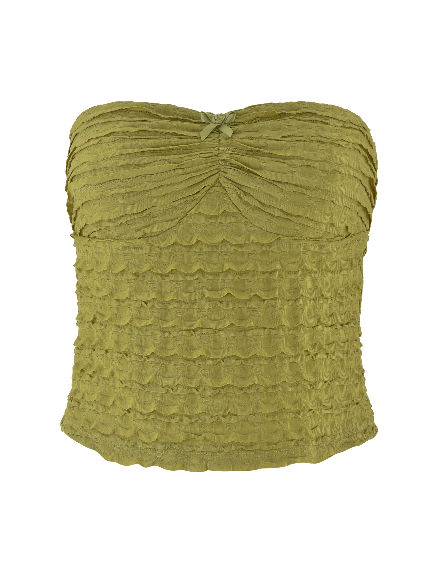 ROSALYN Women's Green V-Neck Blouse - Elegant Casual Tops for Work, Date Night & Everyday Wear