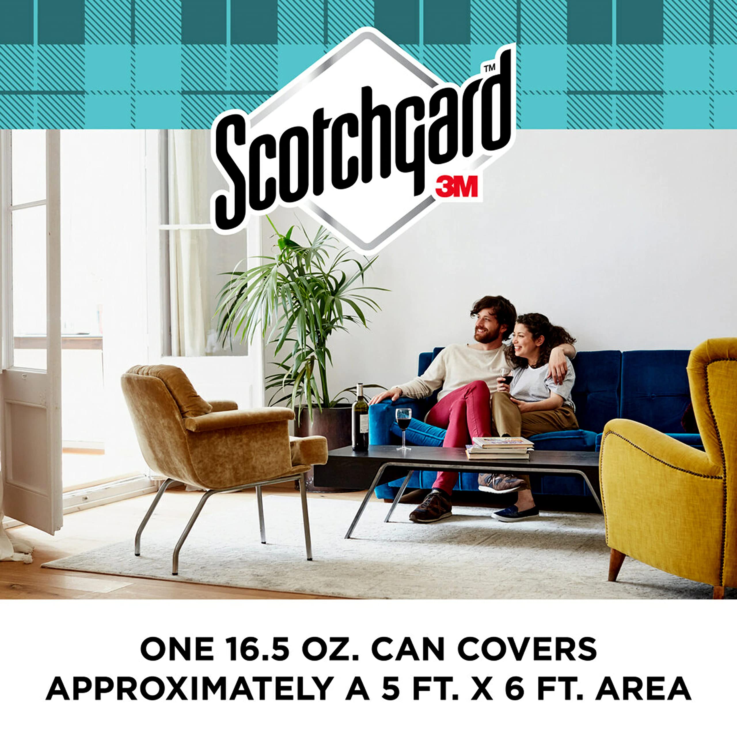 Scotchgard Rug & Carpet Cleaner Spray - 2 Pack (16.5 oz Each) | Fabric Stain Protector & Easy Cleanup Solution | Ideal for Pets, Kids & High-Traffic Areas
