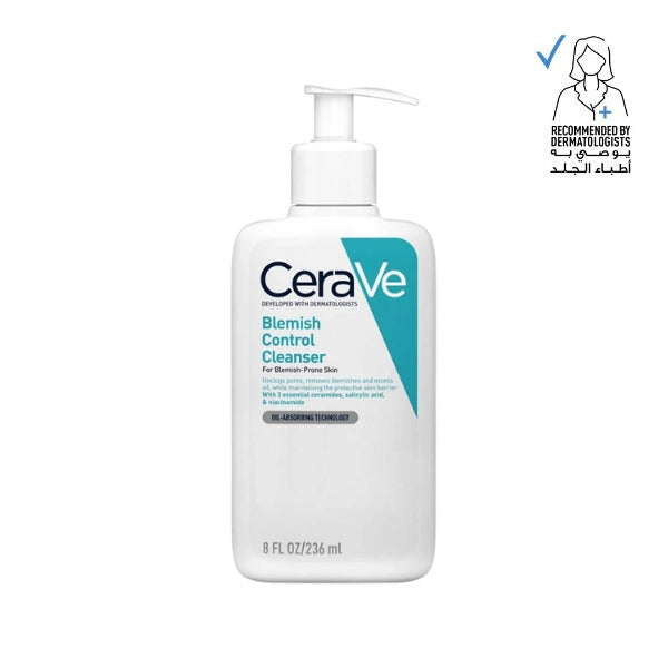 Blemish Control Cleanser Face Wash for Acne & Blemish Prone Skin - Gentle Daily Facial Cleanser for Oily & Sensitive Skin - Perfect for Morning & Night Skincare Routine