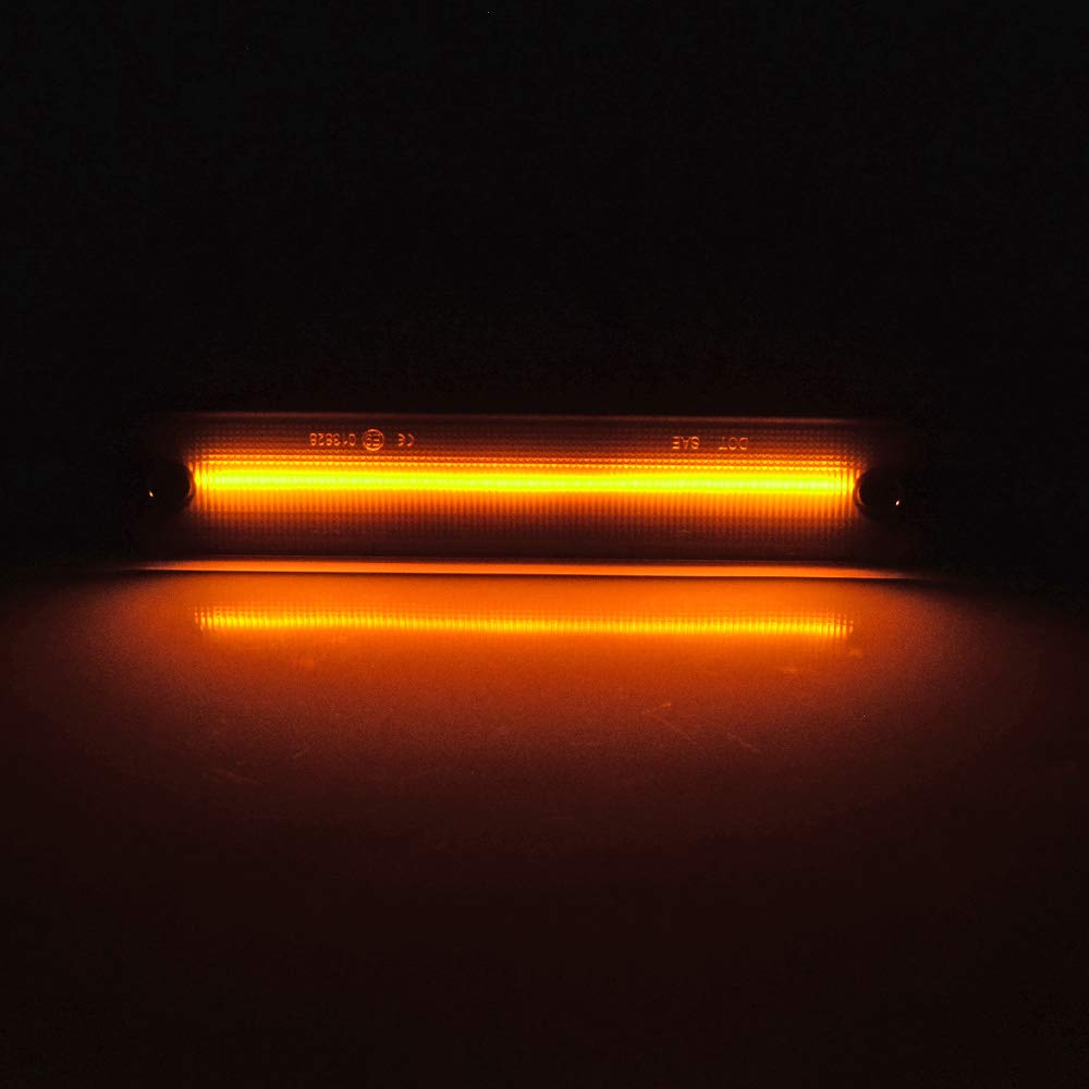 Astra Depot 14PCS Smoked Amber Red LED Roof Cab Marker Light Kit + Front Rear Side Marker Lights for 2003-2009 Hummer H2 - Waterproof, Durable Off-Road Lighting for Trucks & SUVs