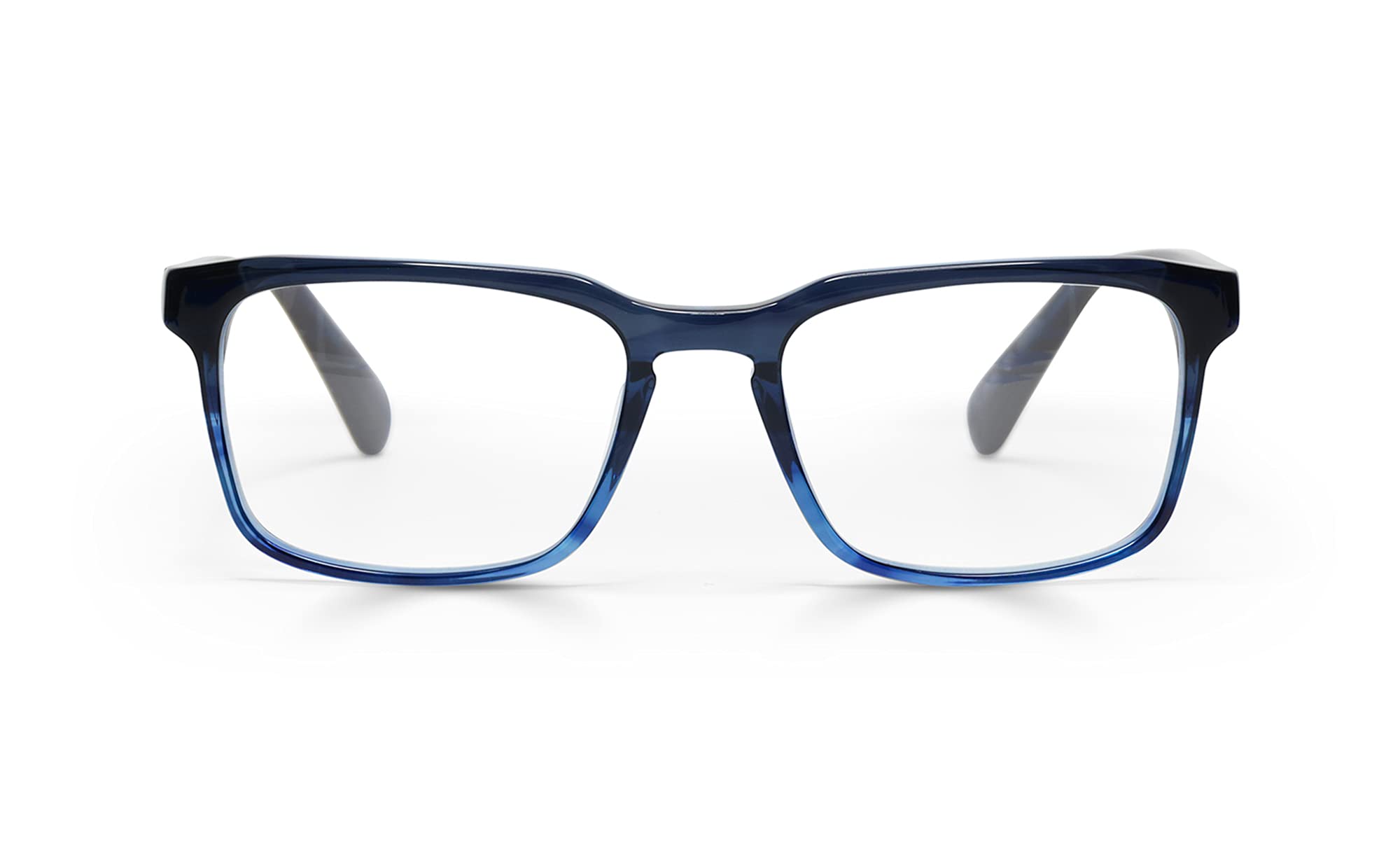 Premium Reading Glasses for Men - Seymour Glass by Eyebobs | Wide Rectangle Frame for Wide Faces | 0.0x to 4.0x Magnification | Perfect for Office, Reading & Computer Work
