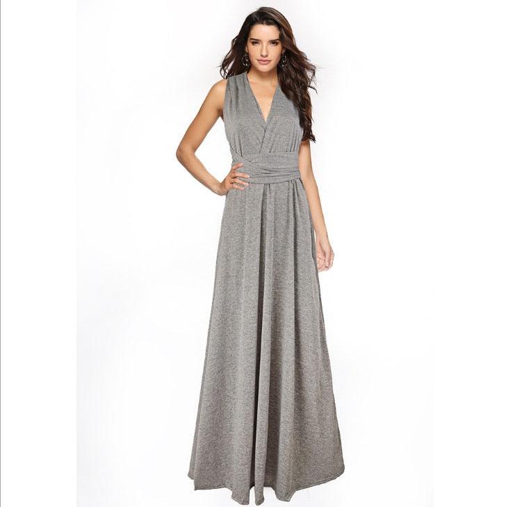 Elegant Beach Wedding Bridesmaid Dresses - Flowy Chiffon Summer Bridal Party Gowns for Outdoor Ceremonies & Tropical Vacations