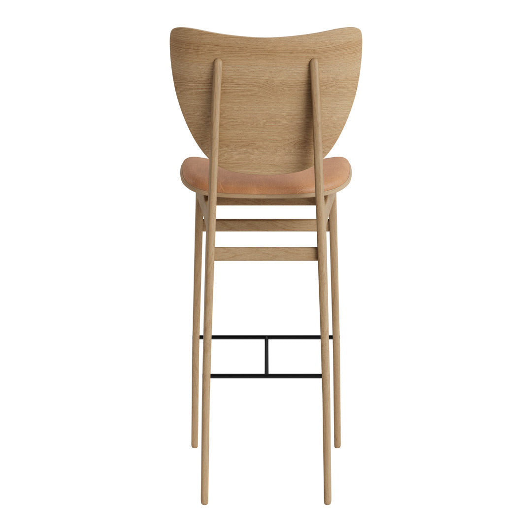 Stylish Upholstered Elephant Bar Chair - Comfortable Counter Height Stool for Kitchen Island, Breakfast Nook & Home Bar Decor