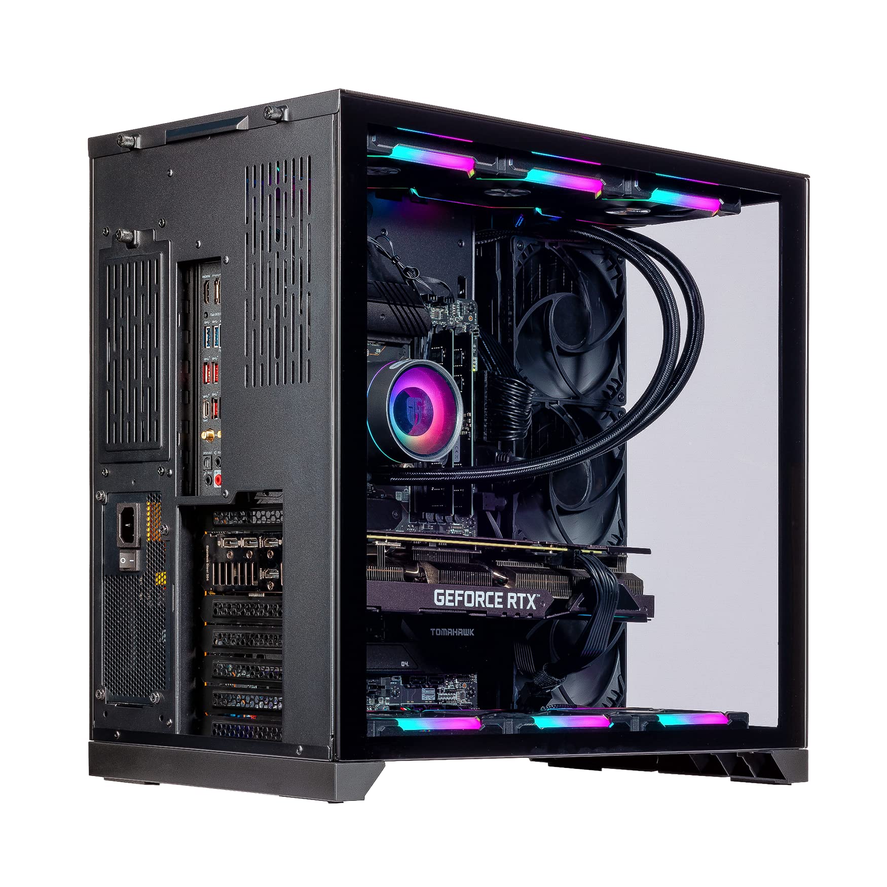 Velztorm Lux Lyte Custom Gaming PC - AMD Ryzen 9 5900X 12-Core, RTX 3050 8GB, 64GB RAM, 1TB NVMe SSD + 2TB HDD | WiFi 6, USB 3.2, Windows 11 Pro | High-Performance Desktop for 4K Gaming, Streaming & Content Creation