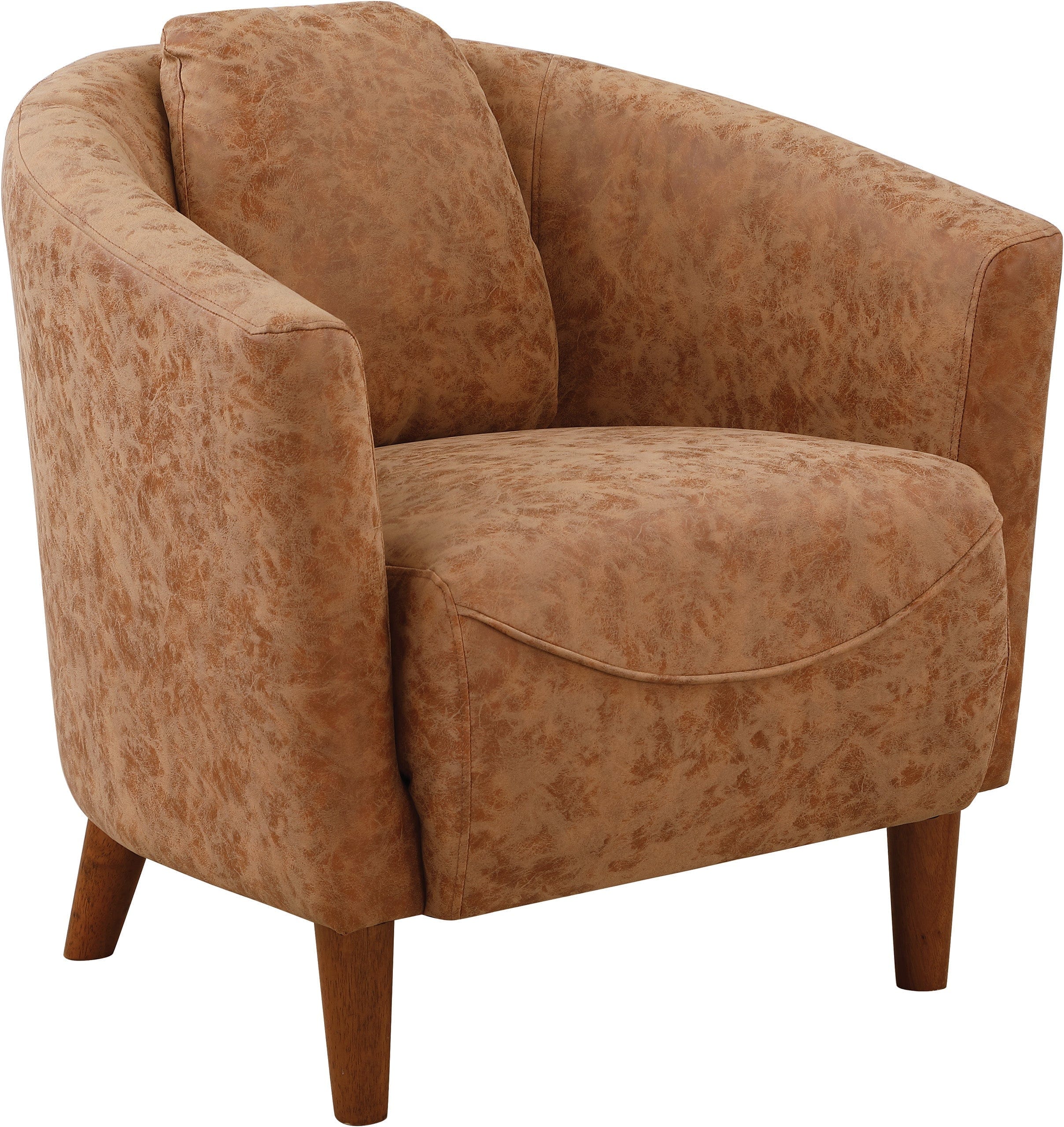 Office Star Aron Tub Chair - Ergonomic Office Chair with Padded Seat & Back, Swivel Base - Perfect for Home Office, Study, or Workspace Comfort