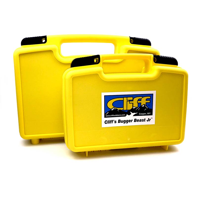 Premium Fly Fishing Box - Cliffs Bugger Beast Fly Box for Trout, Bass & Salmon - Durable Waterproof Fly Storage for Anglers - Perfect for Streams, Rivers & Lakes