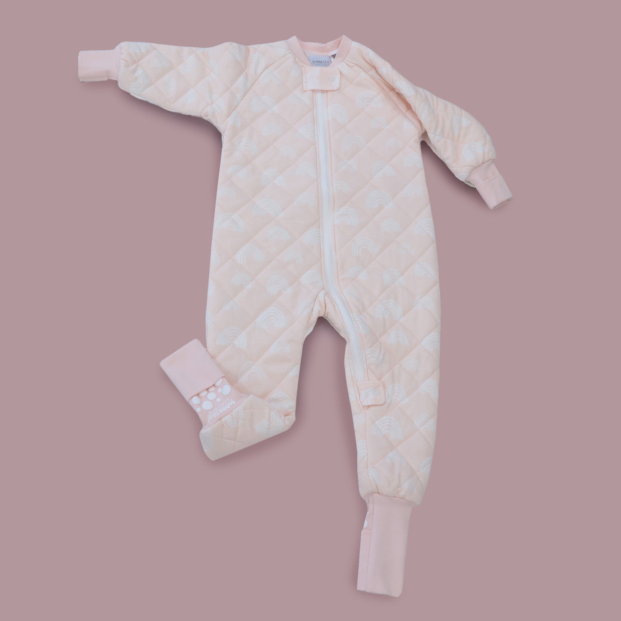 Nordic 2.5 TOG & 3.5 TOG Baby Sleep Suit and Convertible Sleep Bag Bundle - Rose Pink - Perfect for Nursery, Daycare, and Travel