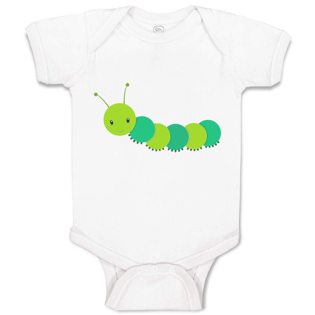 Custom Baby Bodysuit - Hungry Caterpillar Funny Cotton Onesie for Boys & Girls | Cute Infant Outfit for Playtime, Photoshoots & Everyday Wear