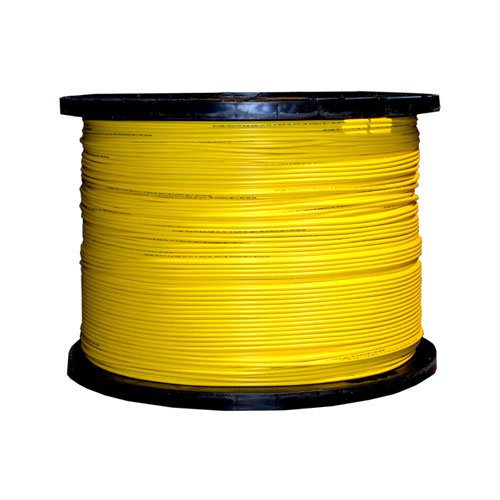 2 Fiber Indoor Plenum Cable 9/125 Singlemode 1000ft - Yellow Spool for Network Installations