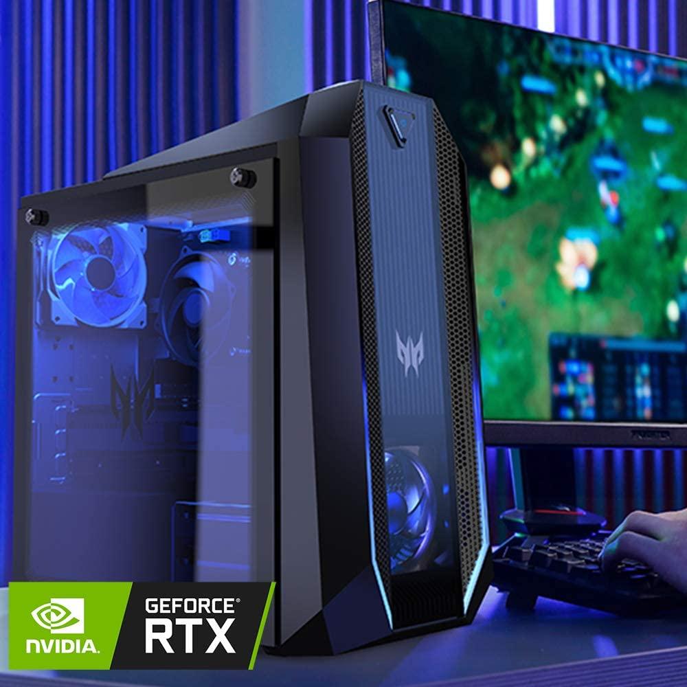 Acer Predator Orion 3000 Gaming Desktop - Intel Core i7 Processor, 16GB RAM, 1TB HDD + 256GB SSD (Model DG.E2GAA.003) - Powerful PC for Gaming, Streaming & Content Creation