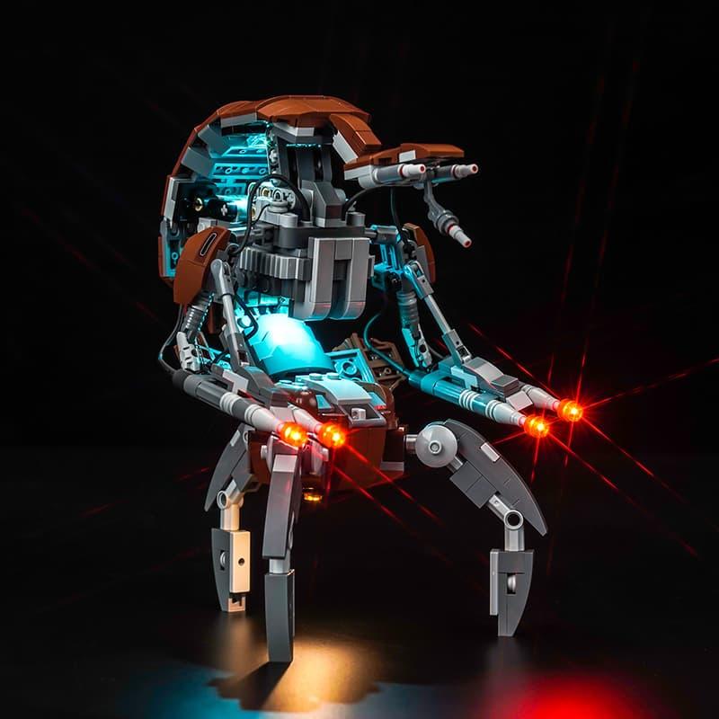 LEGO Star Wars Droideka 75381 Light Kit - LED Lighting Set for Building Blocks - Perfect for Display & Nighttime Showcase