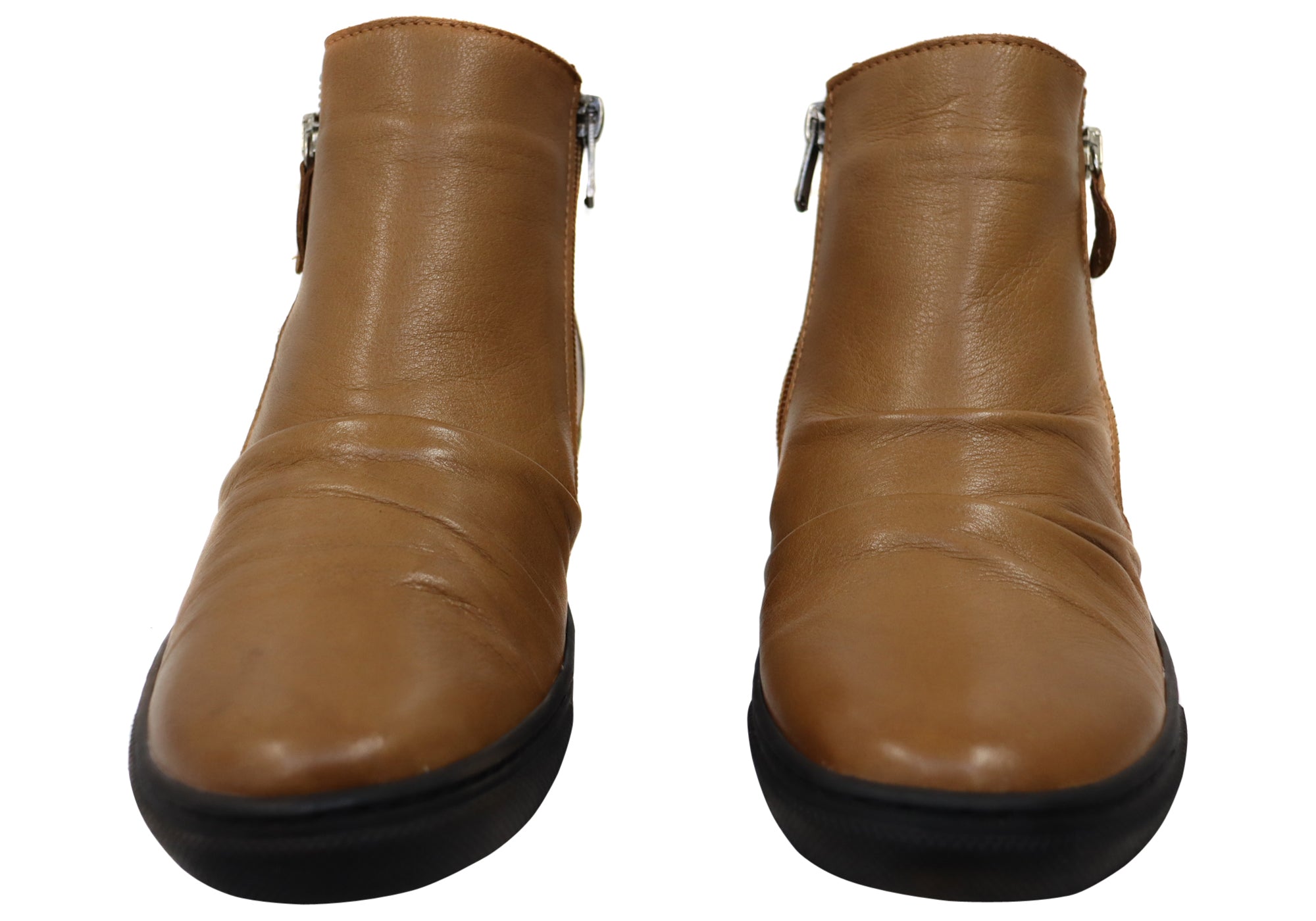 Orizonte Strath Women's European Comfortable Leather Ankle Boots - Stylish Casual & Work Shoes for Fall Winter Fashion