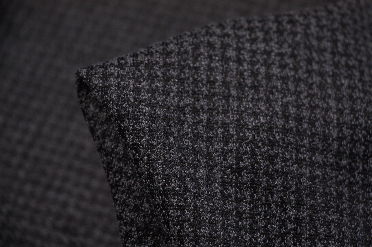 Checkerboard Grey Jacquard Knit Sweater - Stylish Women's Knitwear for Casual Wear & Office Outfits