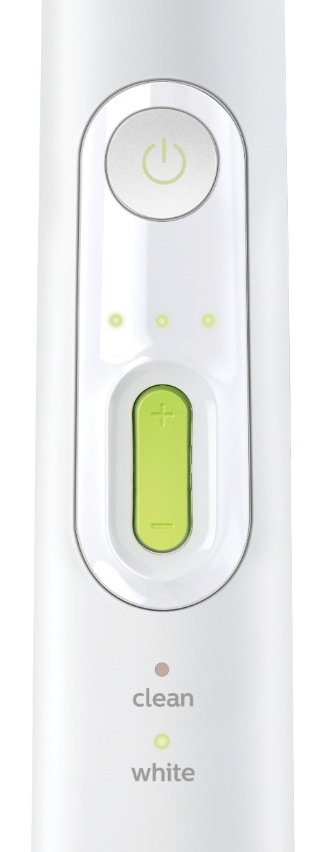 Philips Sonicare HX8911/02 HealthyWhite+ Rechargeable Electric Toothbrush with 3 Modes - Whitening, Clean & Gum Care - for Brighter Smile & Healthier Gums (White) - Perfect for Home & Travel Use