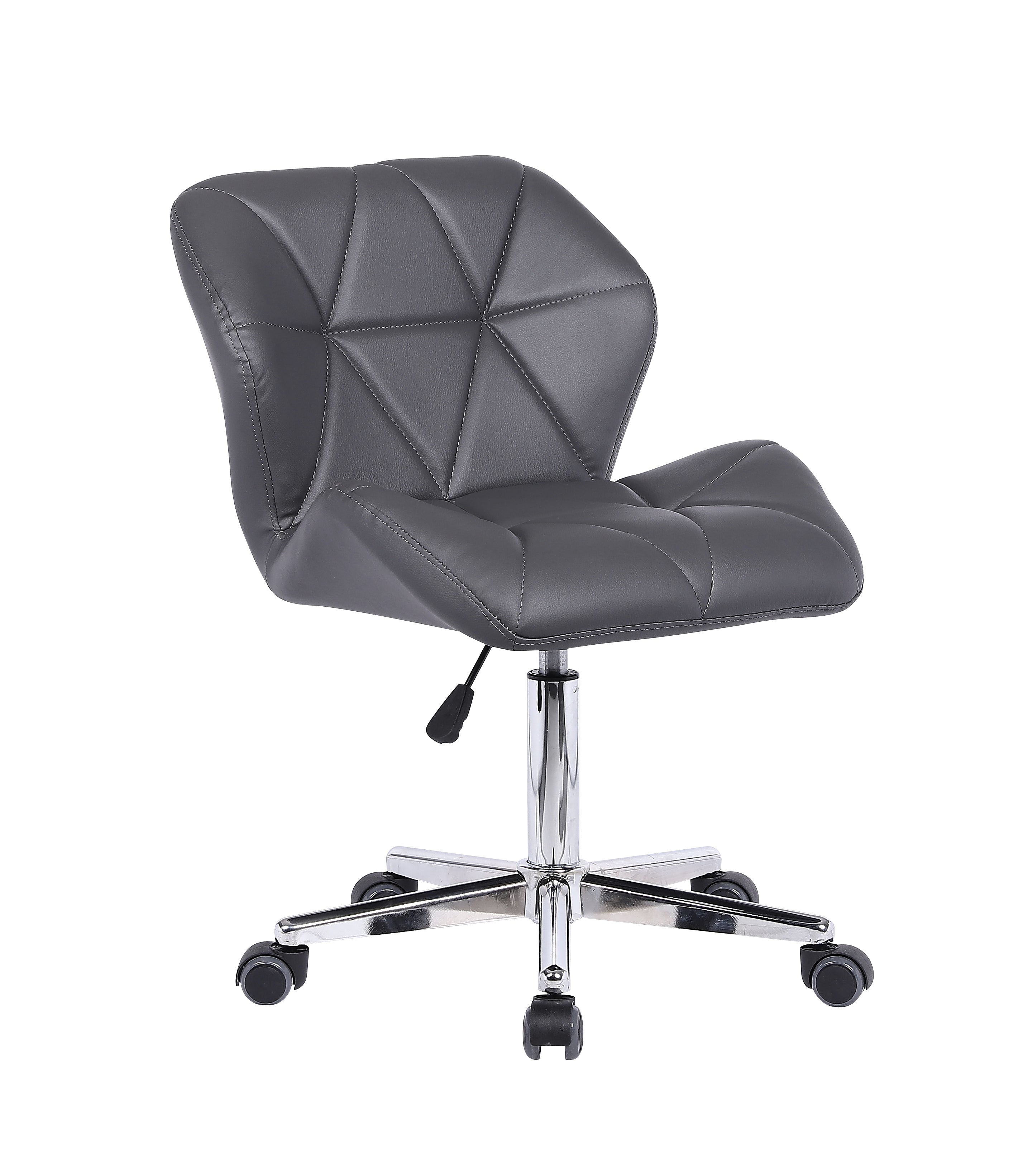 714G Ergonomic Office Chair with Adjustable Height - Grey Mesh Computer Chair for Home & Office Workspace - Comfortable Desk Chair for Long Hours Sitting
