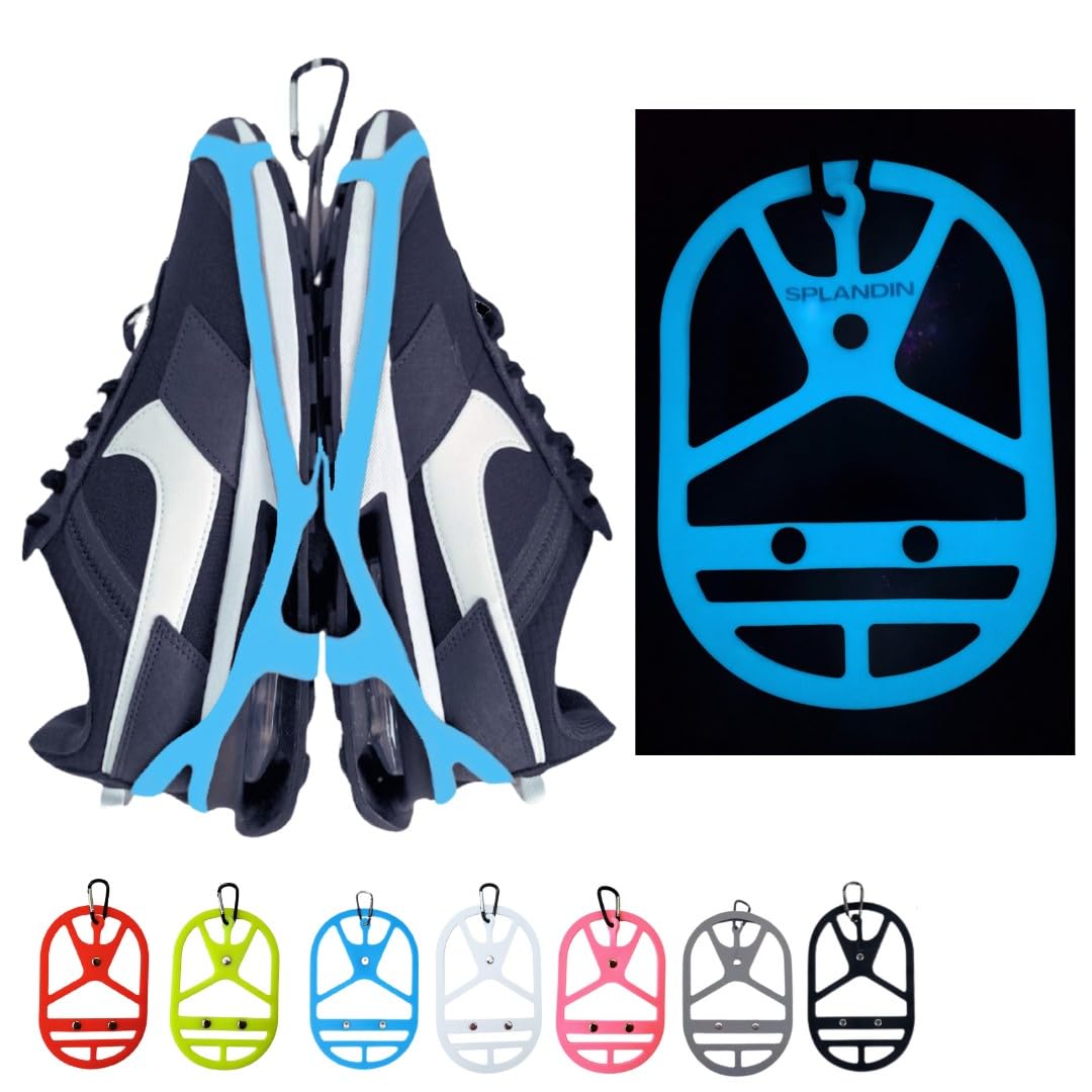 Best Shoe Holster for Backpack with Clip Hanger | Durable Footwear Holder for Sneakers, Cleats & Sports Shoes | Perfect for Travel, Outdoor Activities & Space Saving | Ideal for Hiking, Gym & Sports Gear Organization