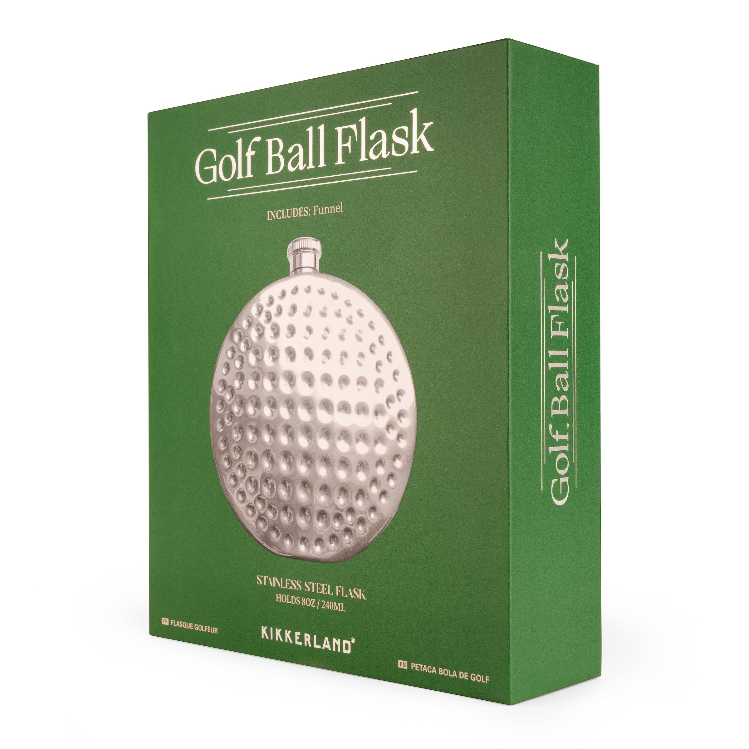 Premium Golf Ball Flask - Stainless Steel Hidden Liquor Container for Golfers - Perfect for Outdoor Sports, Camping, and Tailgating
