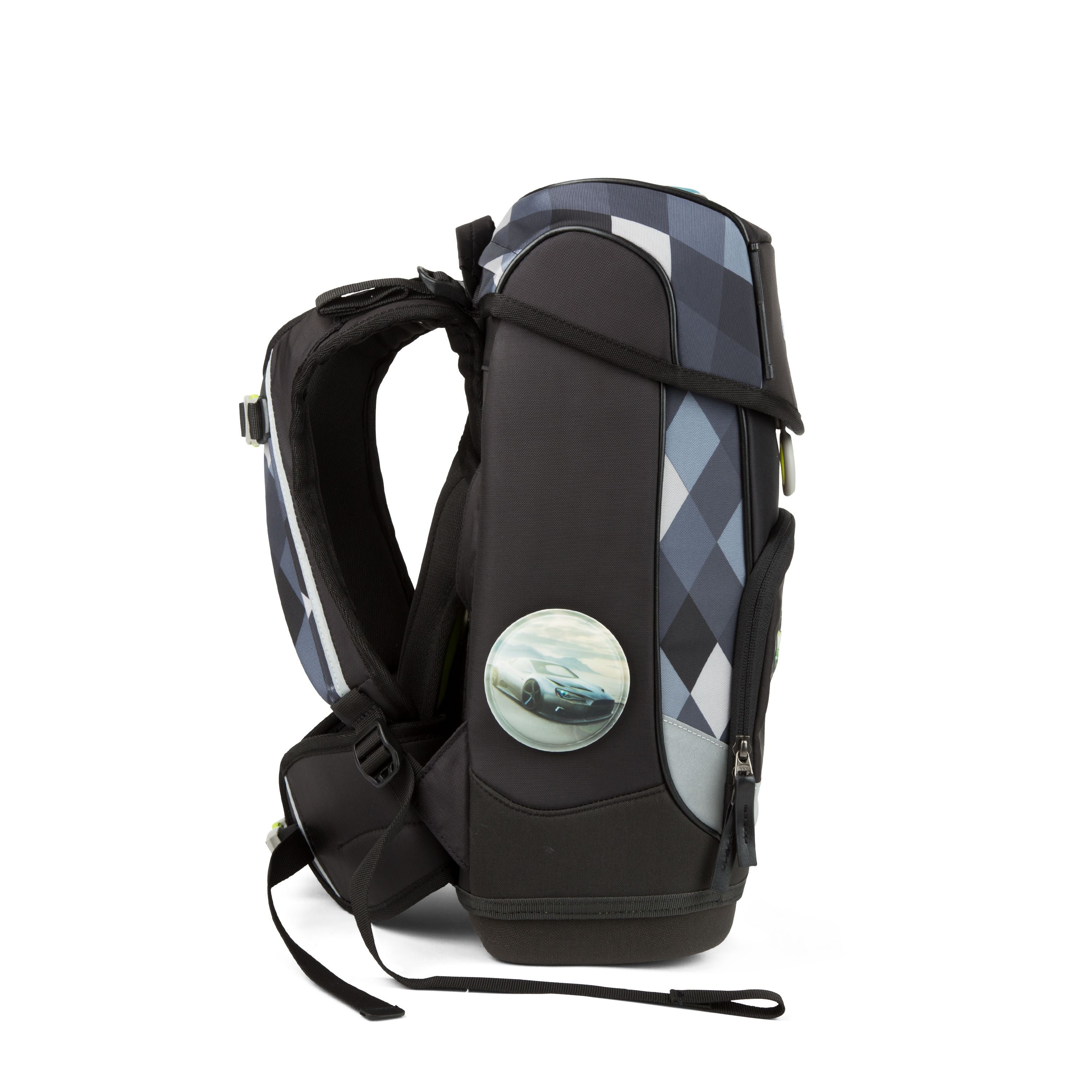 ergobag Cubo Slim RaceBear - Lightweight & Ergonomic Baby Carrier for Comfortable Hands-Free Parenting - Perfect for Hiking, Travel, and Everyday Use