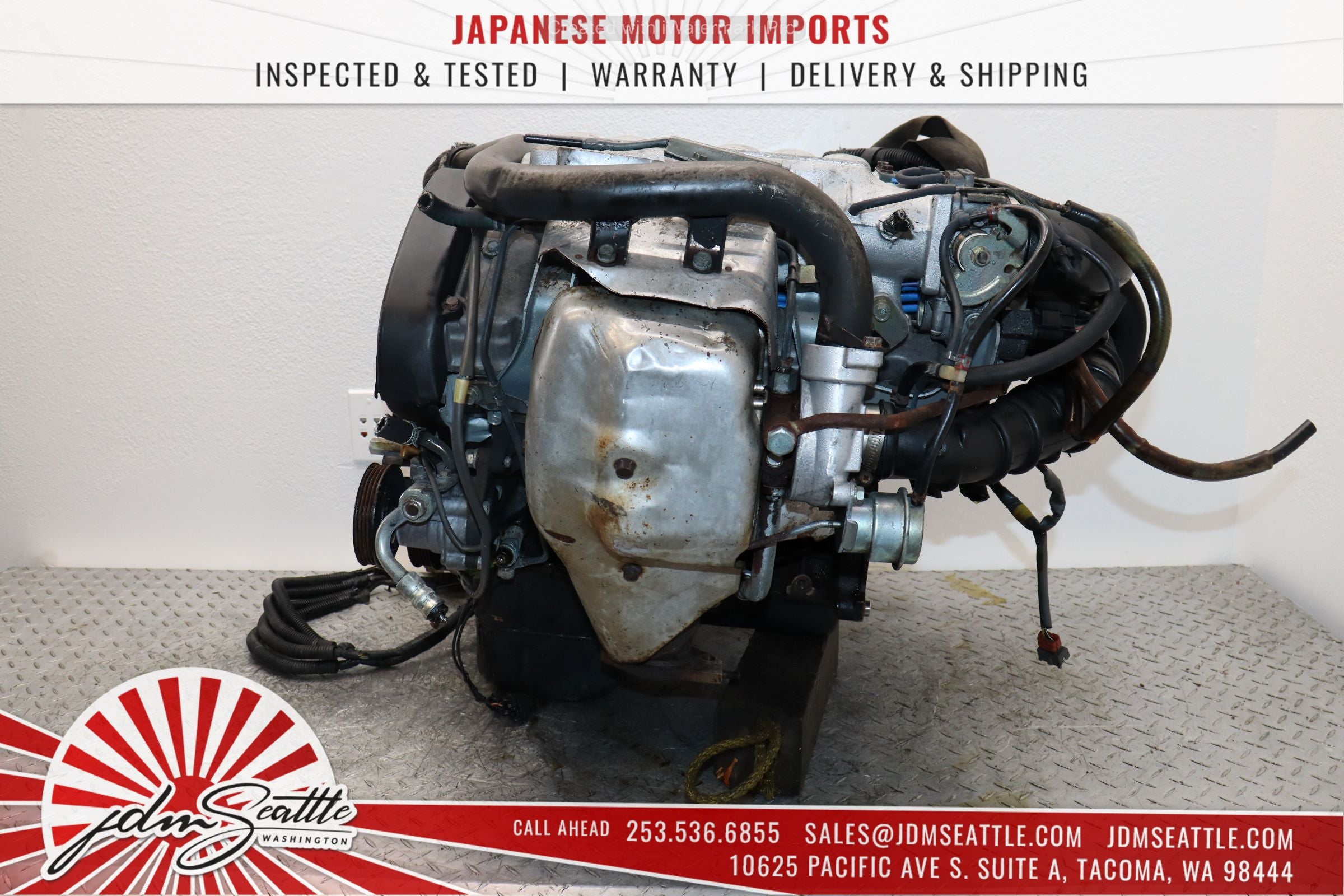 JDM 6G72TT 94-97 Mitsubishi 3000GT & Dodge Stealth Twin Turbo Engine - Core Only - Perfect for Performance Upgrades & Restoration Projects