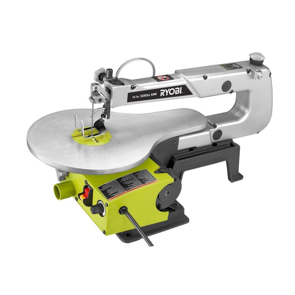 Ryobi SC165VS 16-Inch Variable Speed Corded Scroll Saw - Perfect for Woodworking, DIY Projects & Home Crafts