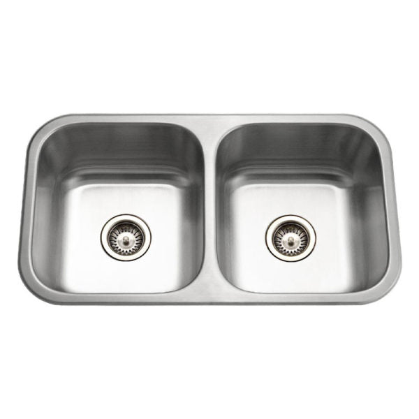 Hamat VIL 3218DT Stainless Steel Topmount Double Bowl Kitchen Sink - Durable & Stylish for Modern Kitchens | Perfect for Meal Prep & Dishwashing