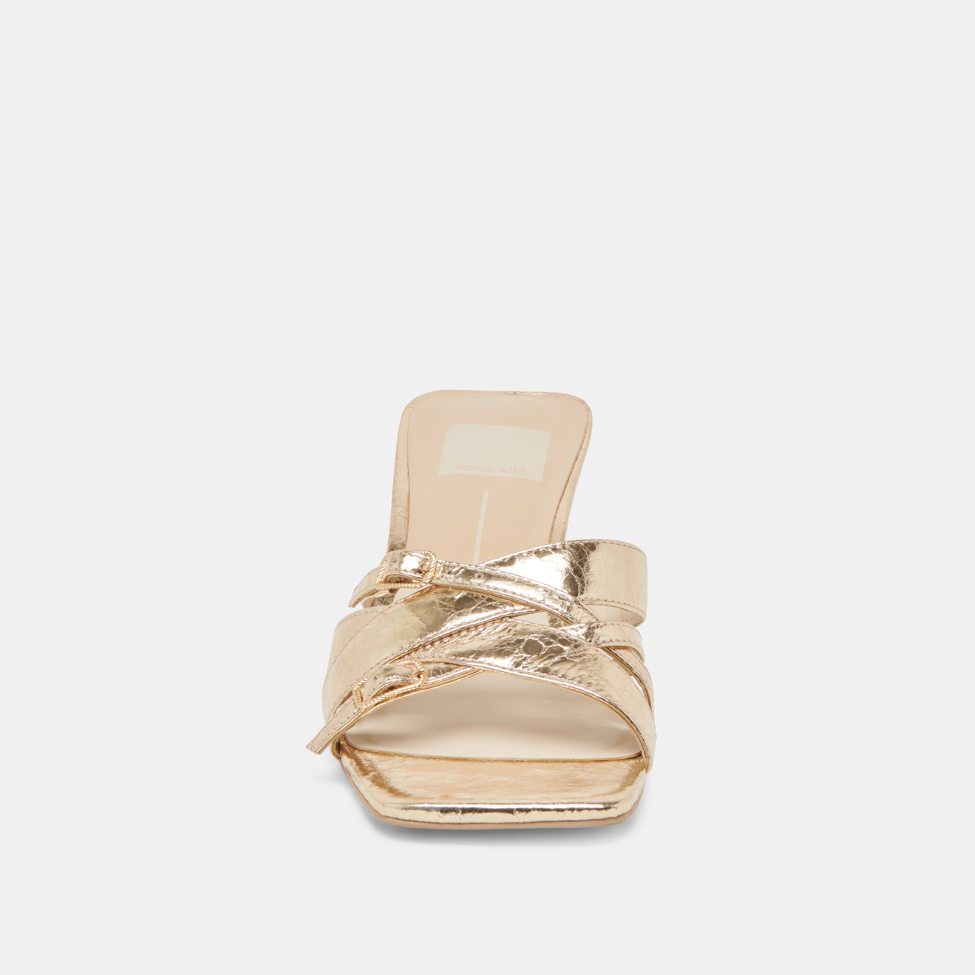 Bryant Heels Gold Distressed Leather Women's High Heels - Elegant & Comfortable for Parties, Weddings & Evening Events