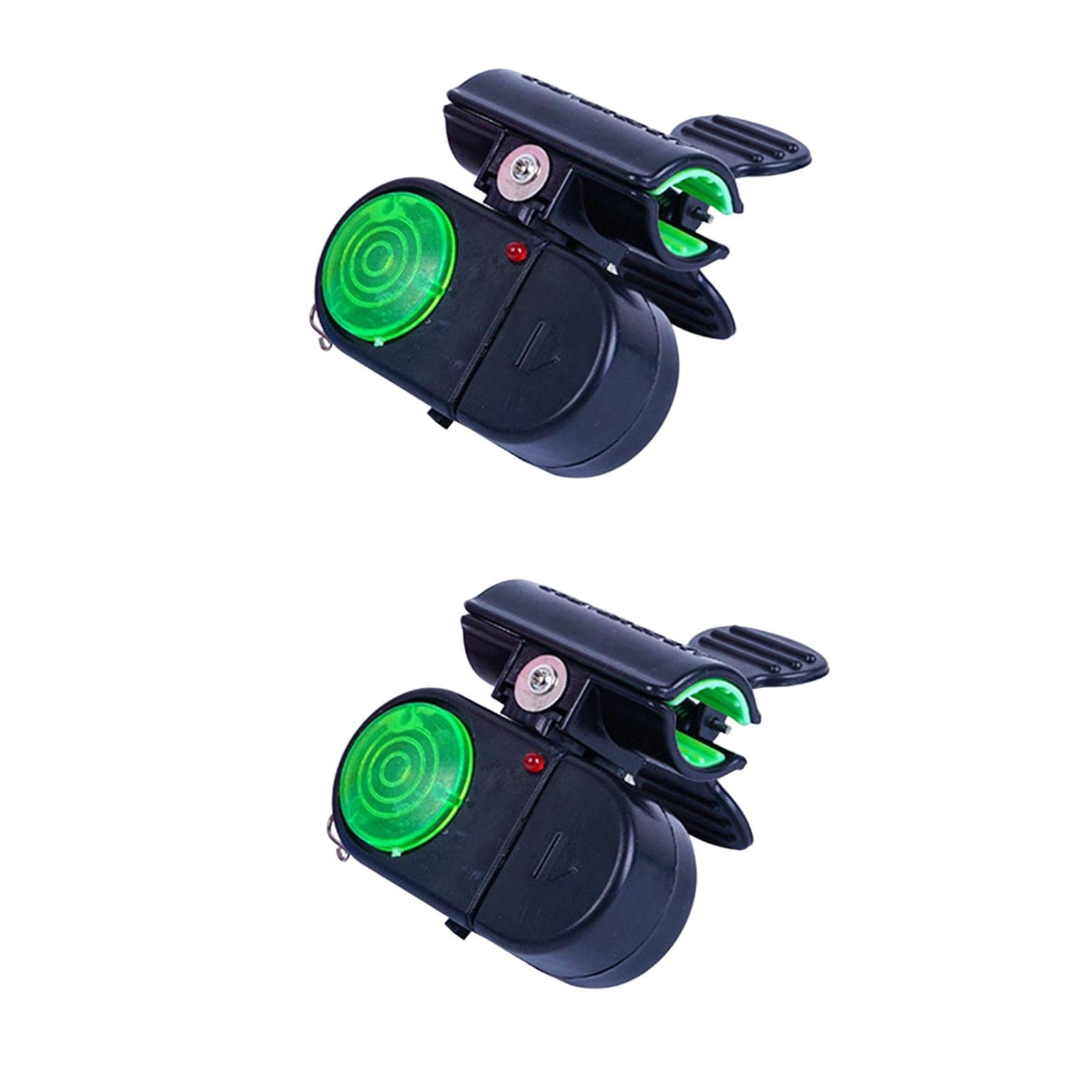 Menolana 2-Pack Electronic Fish Finder Bells - Sensitive Fishing Rod Alarm Accessories for Outdoor Fishing | Portable & Waterproof for Freshwater & Saltwater Angling