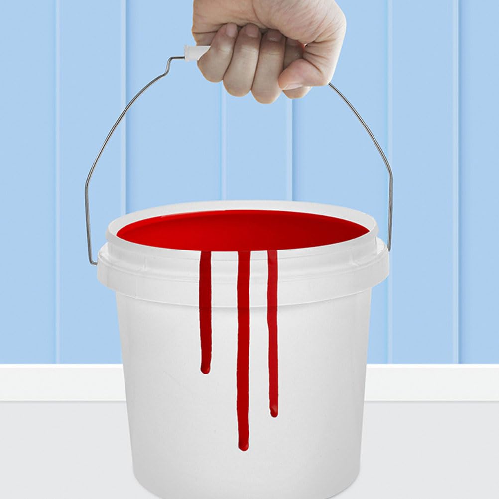 8L Plastic Paint Pail with Metal Handle - Airtight Seal Paint Bucket for Storage, Arts & Crafts, DIY Projects - Perfect for Home Painting, Workshop Use, and Hobby Supplies