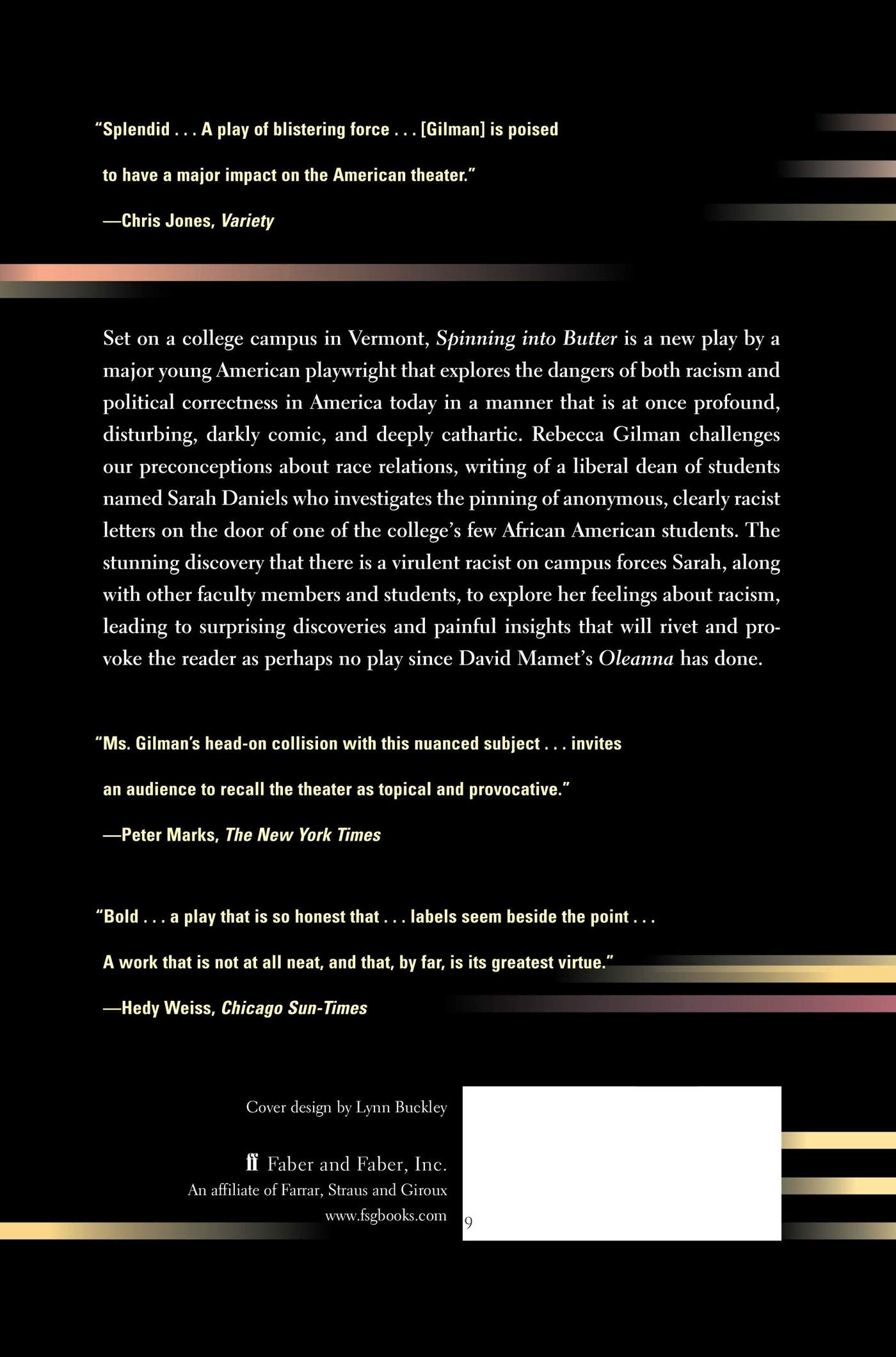 Spinning into Butter: A Play - A Thought-Provoking Drama for Theater Lovers & Book Clubs
